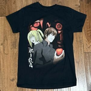 Death Note Anime Graphic Black T-Shirt